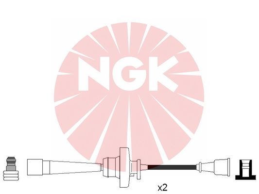 NGK 4104 gyújtókábelkészlet CHRYSLER MITSUBISHI